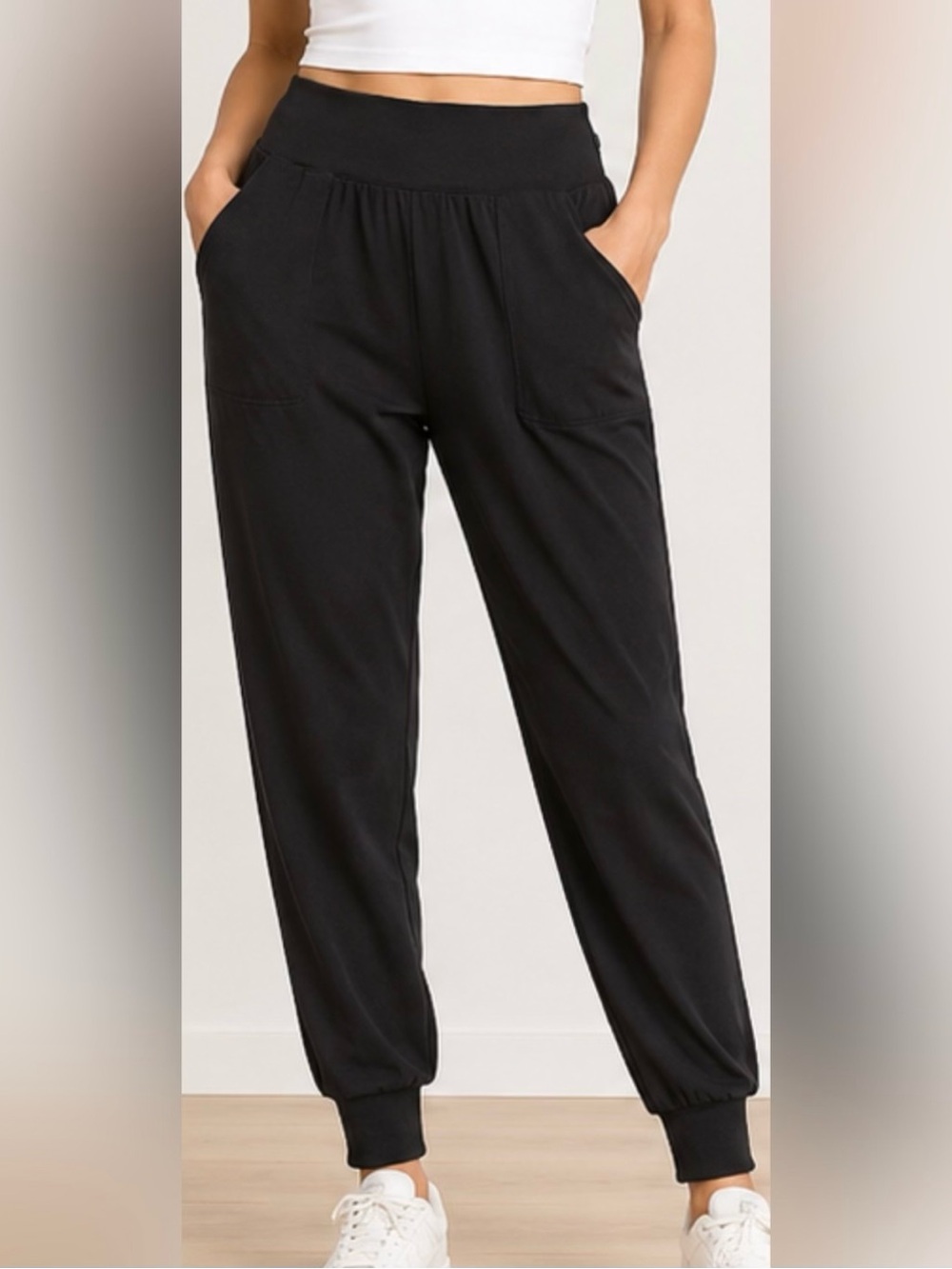 Marika Black High-Rise Jogger Pants    Sz XL.                     Bx3